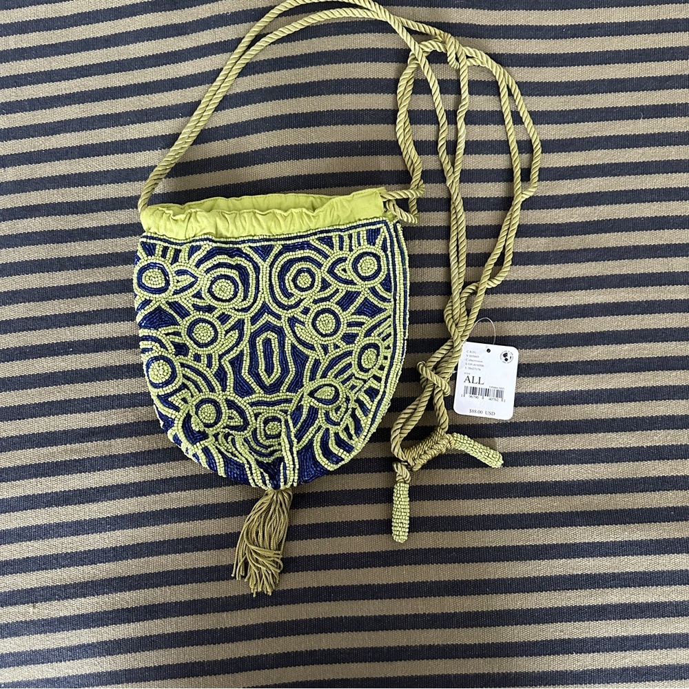 NWT - Free People Beaded Bag